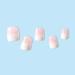 Shop White Ombre Short Square Press-On Nails | 24Pc Glossy Acrylic Fake Nails for Women - Buy Internationally - Buy Online on GoSupps.com
