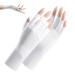 UV Gloves for Gel Nails 1 Pair Fingerless Gloves for Gel Manicures Breathable UV Protection Gloves UPF50+ UV Nail Gloves for Nail Art Skin Care Protect Hands from UV Harm White - Buy Online on GoSupps.com