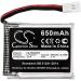 3.7V 650mAh X8TW Battery Replacement - Compatible X8TW Drone Battery - Buy Online on GoSupps.com