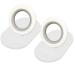Toilet Seat Handle Adhensive Toilet Lid Lifter Toilet Lid Lifter Avoid Touching Toilet Seat Lifter Bathroom Accessories White and Grey 2 PCS