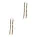 Balacoo 4 Pcs Brown Eyeliner Eyebrow Spoolie Brush Pencils Eyebrow Pen Eyebrow Brush Makeup Tools Major Miss 1 count (Pack of 1) As Shownx2pcs