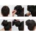 SEGO Silver-Grey Hairpiece Bun Updos | Realistic Hair Tie Extensions for Effortless Styles - Buy Online on GoSupps.com