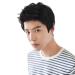 UJUNAOR Men's Wig 12cm Men Short Youthful Casual Wild Stormy-Shaggy Fashionable Toupee (A One size)