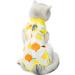 Agoumlux Katzenbody after op castration for cat body for surgery leakage protection catwear recovery clothing cotton yellow s s yellow
