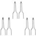 Pyrography Wire Tip ITROLLE 6PCS 3Sizes Wood Burning Ball Tips Wood Burning Tool for 30-50W Adjustable Wood Burning Machine (21, 22, 23)