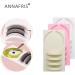 Buy 2-in-1 Acrylic Eyelash Extension Pallet Holder & Round Jade Stone Set - Premium Lash Grafting Tool Pad (Pink) for Perfect Lash Application - Buy Online on GoSupps.com