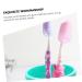 FRCOLOR 45 Pcs Toothbrush Cover - Portable Travel Caps Dustproof Organizer & Silicone Toothbrush Box - Perfect for International Travel - Buy Online on GoSupps.com
