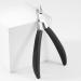 Cuticle Trimmer 4mm Jaw Extremely Sharp Cuticle Clippers for Nails with Silicone handle Non-Slip Professional Steel Cuticle Cutter Trimmer Dead Skin Remover Stainless Cuticle Remover Tool Black