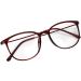 Stylish Retro Round Glasses for Students | Unisex Clear Lens Nerd Glasses | Lightweight Fashionable Frames | Perfect for Reading & Computer Use - Includes Case - Buy Online on GoSupps.com