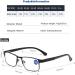 Eyglajdd 2 Pack Men's Reading Glasses - Metal Rectangle Frames with Blue Light Filter & Spring Hinge - Bronze 2.0x - Buy Online on GoSupps.com