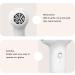 Cordless Baby Hair Dryer Portable Gentle Heat Portable Body Blower with 2 Speed Settings Constant Temperature Low Noise Small Hair Blow Dryer for Infant Toddler (White and Grey) - Buy Online on GoSupps.com