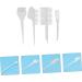 Ipetboom Set Hair Dying Brush Highlight Comb Hair Dye Color Brush Tinting Bowl Hair Dye Diy Tools Mixing Tint Bowl Dye Brush Comb Hair Coloring Kit Dye Hair Kit T Tool Kits Baking Oil White 23 6.5 0.5CM White - Buy Online on GoSupps.com