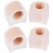 BESPORTBLE Toe Separator Metatarsal Pads 2 Pairs Toe Separators Big Toe Spacers Bunion Corrector Hammer Toe Straightener for Calluses Bunions Hallux Valgus Relief Toe Separator Thumb Splint 3.6x3.5cm