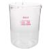 Mikikit R servoir D'eau Transparent R sistant la Chaleur 600 Ml pour Vaporisateur Facial Professionnel Godet de Rechange Amovible pour Soin du Visage en Salon et Usage Esth tique