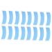 FRCOLOR 16 Pcs Lace Hair Block Film Lace Front Wig Tape Hair Extension Tape Lace Wig Lace Headbands Adhesive Wig Tape Women Lace Tape Lace Tape for Wigs Strip Adhesive Tape Post Tape Roll