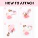 Silicone Teether Toy Set for 3 Months+ Boys and Girls - BPA Free, Freezer Safe - Pink Flamingo Design - Buy Online on GoSupps.com