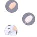 DRESSOOS 30pcs Eyeshadow Brush Eye Shadow Sponge Eyeshadow for Beginner Makeup White - Buy Online on GoSupps.com
