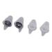 4PCS Noise Reduction Ear Plugs Silicone Hearing Musician Earplugs with Acoustic Filter Ergonomic Design