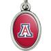 University of Arizona Wildcats Antiqued Oval Charm Bracelet Pendant Zipper Pull - Buy Online on GoSupps.com