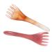 Hapinary 2 COMPARE HARD CAMP CARD CHARD SCHOME COMMENT COMMERS MASSAGE CAMP CHARE SCHRATTER CARM for the scalp scraping scalp Massage comb Head messages 16.50x3.00cm pink