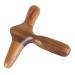 Frcolor 1stk foot massage device Manual massage tools Chinese massage balls acupressure rod waist massage.Tool for the foot reflex zone massage fragrant wood scraper manual