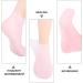 TOVINANNA 2 Pairs Silicone Moisturizing Glove Socks Set Silicone Gel Glove and Sock Reusable and WashableSilicone Gel Spa Socks Foot and Hand Care After Pedicure Pink - Buy Online on GoSupps.com