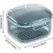 Multi-Purpose Prosthesis Bath Box & Cleaning Case - Portable Retainer Storage with Sieve Basket for Travel - Buy Online on GoSupps.com