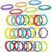24pcs Rainbow Teething Rings for Babies | Safe Gift & Toy | International Shipping - Buy Online on GoSupps.com