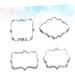 IMIKEYA 4pcs Cookies Mold Wedding Cookie Cutters Mini Loaf Pan Silicone Lion Figurines for Kids Dessert Molds DIY Baking Mold Stainless Steel Biscuit Molds Cake Mold Picture Frame Silver medium - Buy Online on GoSupps.com