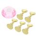 Nail Tip Exercise Stand - Pink Crystal Base Nail Holder for False Tips | Nail Art Display & Manicure Stand - Buy Online on GoSupps.com