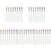 40 Pcs Silicone Lip Brush Lip Mask Applicator Eyeshadow Brush Silicone Makeup Applicator Lipstick Brush Eyeshadow Make up 10.7X0.8X0.8CMx5pcs Assorted Colorx5pcs