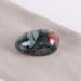 FANGO Yoni Egg - Natural Bloodstone Massage Egg with Wooden Base for Pelvic Floor Exercises - Buy Online on GoSupps.com