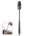 Bottle brush bottle brushes with a long stem bottle brush silicone gray bottle -cleaned brush easy to clean to clean bottles vases and other narrow containers