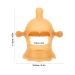 Wrist Hand Teether with 3 Realistic Pacifiers - Silicone Baby Teether for Safe Gum Relief (Brown) - Buy Online on GoSupps.com