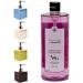 Maison Du Savon De Marseille Cherry blossom liquid soap with blue ceramic soap dispenser 1 liter refill and 300 milliliter dispenser - Buy Online on GoSupps.com