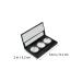 Minkissy 3-Piece Empty Makeup Palette - Portable Folding Eyeshadow Case for Travel | Ideal Container for Lip Balm Creams & Cosmetics - 26mm - Buy Online on GoSupps.com