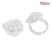 Rose Transparent Nail Display Ring - Durable & Easy to Use | International Shipping Available - Buy Online on GoSupps.com