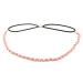 Buy White & Pink 2-Piece Ladies Hair Bands | Golden South Braided Velvet Headbands | Vintage Wedding & Boho Style Headwear - Buy Online on GoSupps.com