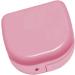 Shop Verdant Touch Portable Mouth Protection Case - Dustproof Denture Container for False Teeth | Pink Retainer Storage Box - Buy Online on GoSupps.com