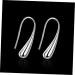 PACKOVE Wedding Teardrop Earrings Ladies Earrings Silver Ear Needle Womens Earrings Teardrop Earrings Women Minimalist Earrings Ear Hook Wedding Gift Women Earrings Drop Earhook - Buy Online on GoSupps.com