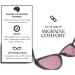FL-41 Migraine Glasses | Transitional Lens for Light Sensitivity & Photophobia - Eclipse Aura Lens (Chat Noir) - Shop Internationally - Buy Online on GoSupps.com