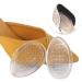 Premium Gel Heel Inserts for Women - Anti-Wear Heel Protectors for Pain Relief - Ideal for Heel Spurs (Large Clear) - International Shipping Available - Buy Online on GoSupps.com