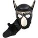 Yiqin RWSX Dog Mask - Soft Latex Petplay Mask with Removable Mouth & Ears for Halloween & Parties - XL Camo - Buy Online on GoSupps.com