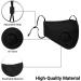 1ABOVE Two-Face Mask With Ten Air Filters Cotton | Reusable | Washable | Face Mouth Cover with Flexible Bands (2 Masks + 10 Filters) Black - Buy Online on GoSupps.com