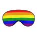 Rainbow LGBT Pride Flag Sleep Mask Eye Cover for Sleeping Blindfold with Adjustable Strap Blocks Light Night Travel Nap for Men Women