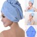 Buy Gbyj Microfiber Hair Drying Wrap for Women - Quick-Dry Turban Towel Hat Cap for Swimming & Bath White - 60x20 cm - Buy Online on GoSupps.com
