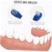 Ultechnov Double-Headed False Toothbrush for Prosthesis Cleaning | Hard Bristles Retainer Brush | 1 Pack Color-Sorted - Buy Online on GoSupps.com