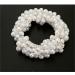 Muior 3Pcs Champagne Pearl Elastic Hair Ties for Women and Girls - Chic and Elegant Ponytail Holders - Buy Online on GoSupps.com