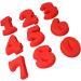 Milisten 18 Pcs Star Decor Silicone Number Cake Moulds Silicone Chocolate Mold Cake Decorating Mold Molds for Resin Ice Cream Decor Number Shaped Mold Cake Molds Resin Molds Tool Candy mediumx2pcs - Buy Online on GoSupps.com