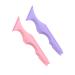 HGGES 5 In 1 Silicone Eyeliner Stencils  Reusable Applicator Guide Makeup Tool  Make Up Tools as Eyelash Shield/Eyebrow Shaping/Jaw Line/Lip Line for Beginners(2pcs)